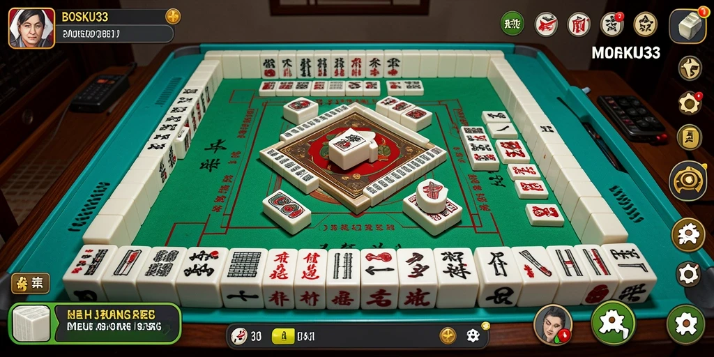 Screenshot gameplay menampilkan aksi seru dalam permainan Mahjong.