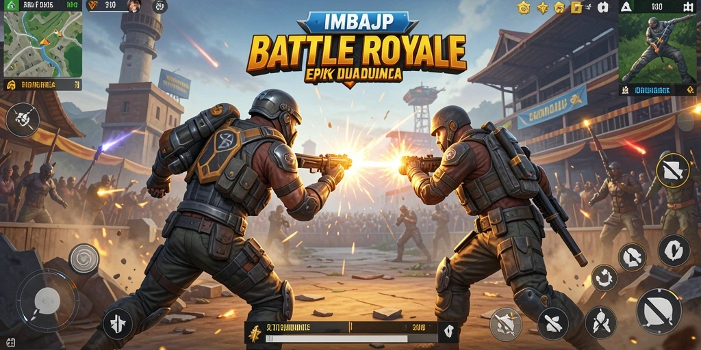 Tampilan seru gameplay di IMBAJP yang menegangkan.