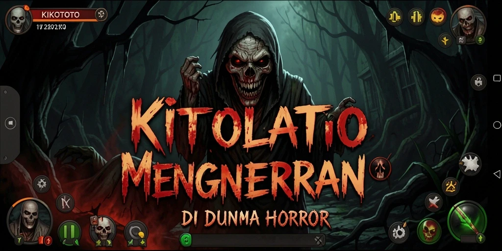 Gameplay menegangkan KIKOTOTO dengan suasana Horror yang mengerikan.