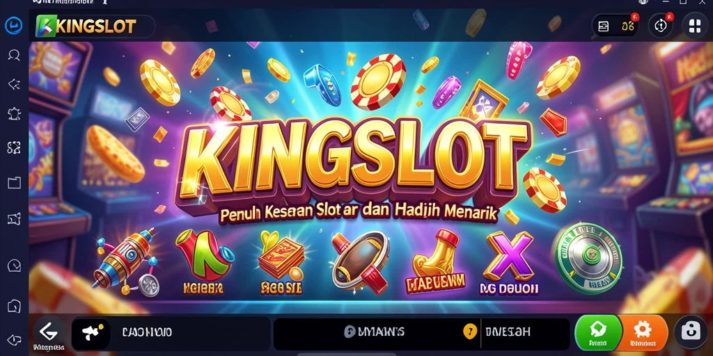 Tampilan gameplay KINGSLOT dengan mesin Slot yang menarik.
