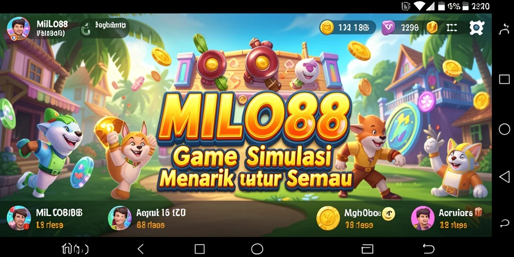 Tampilan gameplay <strong>MILO88</strong> yang menarik dan interaktif.