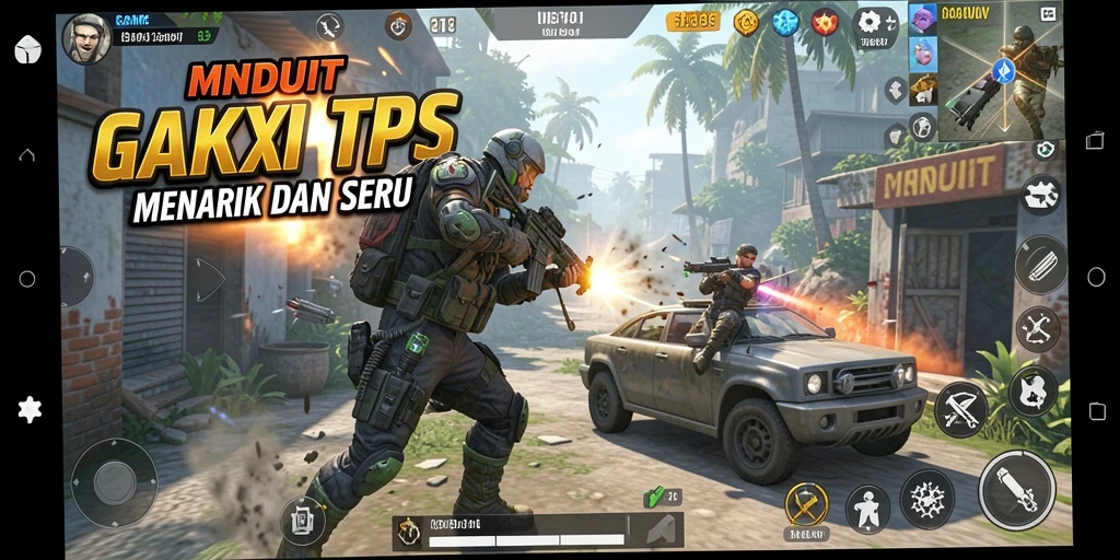 Tampilan gameplay MNDUIT yang menegangkan dan seru.