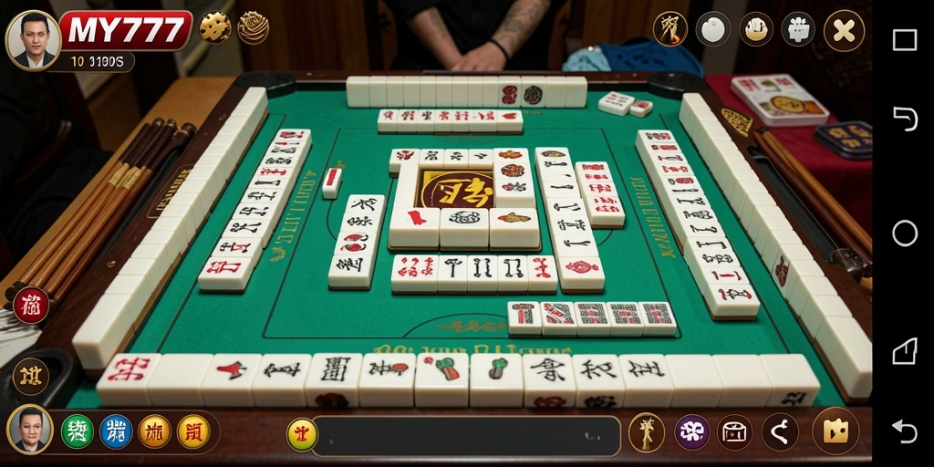 Gameplay Mahjong yang seru dan menantang dalam MY777.