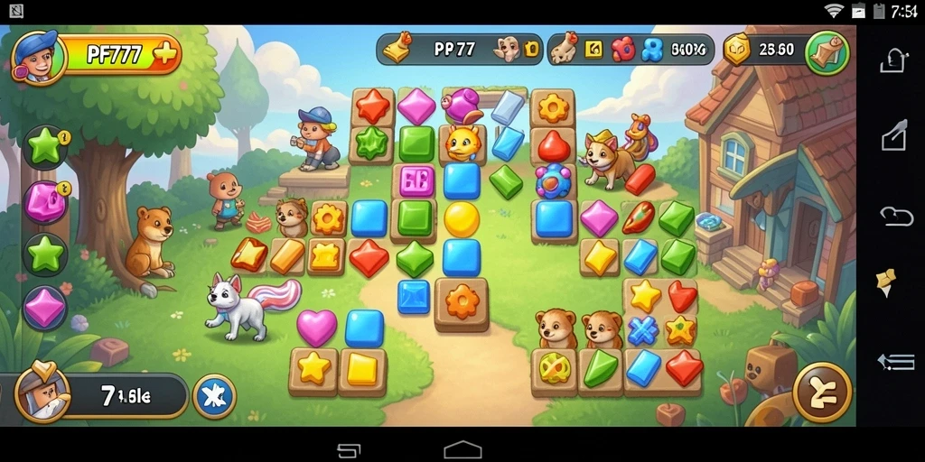 Tampilan menarik dari gameplay PF777 yang menantang.